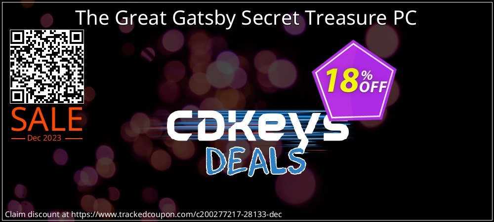 The Great Gatsby Secret Treasure PC coupon on Virtual Vacation Day deals