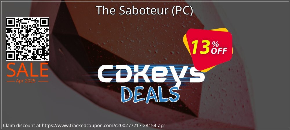 The Saboteur - PC  coupon on National Smile Day super sale