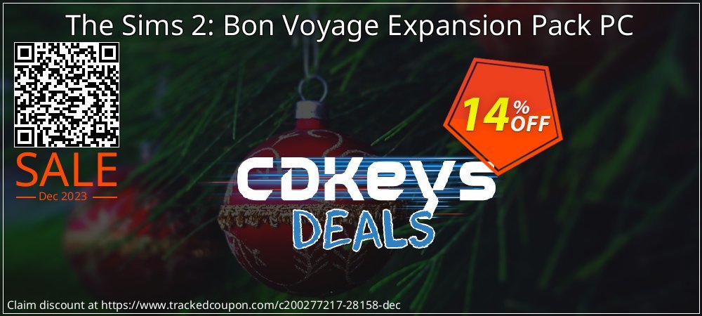 The Sims 2: Bon Voyage Expansion Pack PC coupon on Easter Day sales