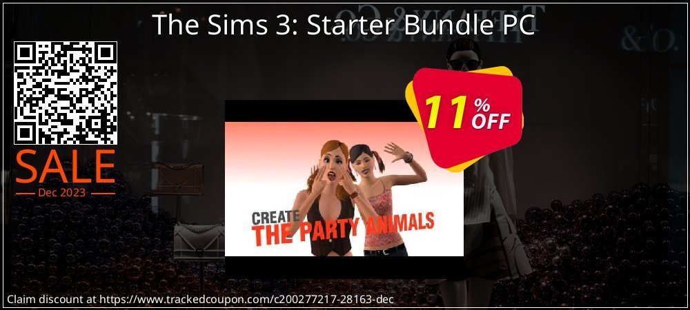 The Sims 3: Starter Bundle PC coupon on Easter Day offering sales