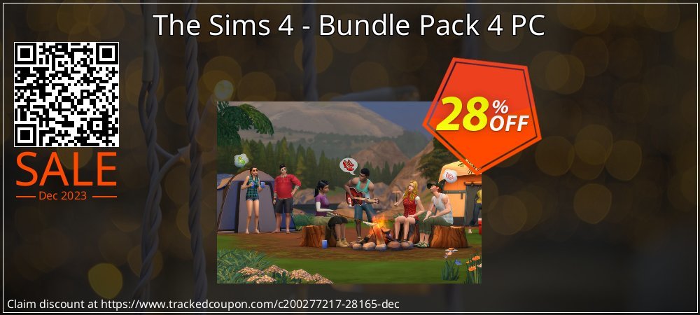 The Sims 4 - Bundle Pack 4 PC coupon on World Backup Day super sale