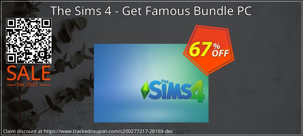 The Sims 4 - Get Famous Bundle PC coupon on Tell a Lie Day offer