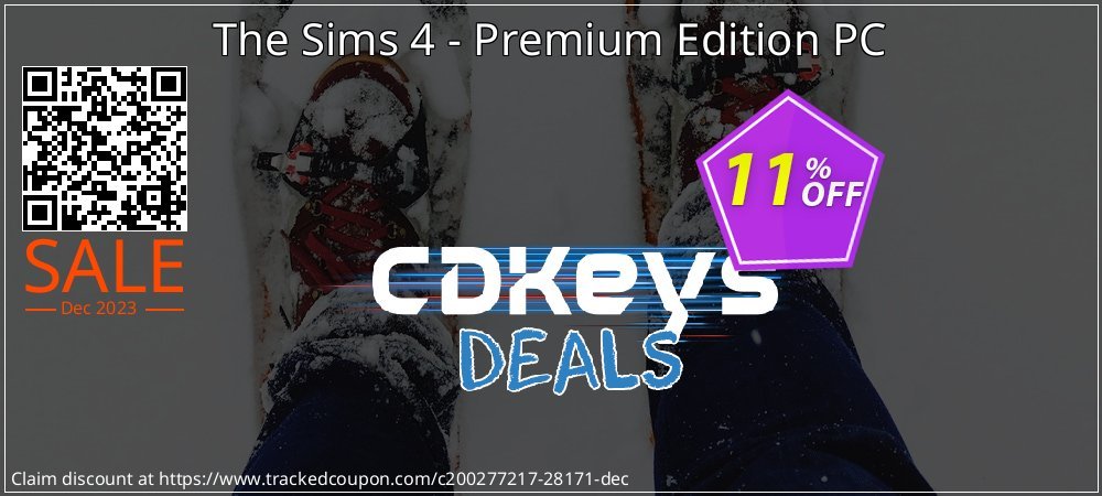 The Sims 4 - Premium Edition PC coupon on World Party Day offering discount