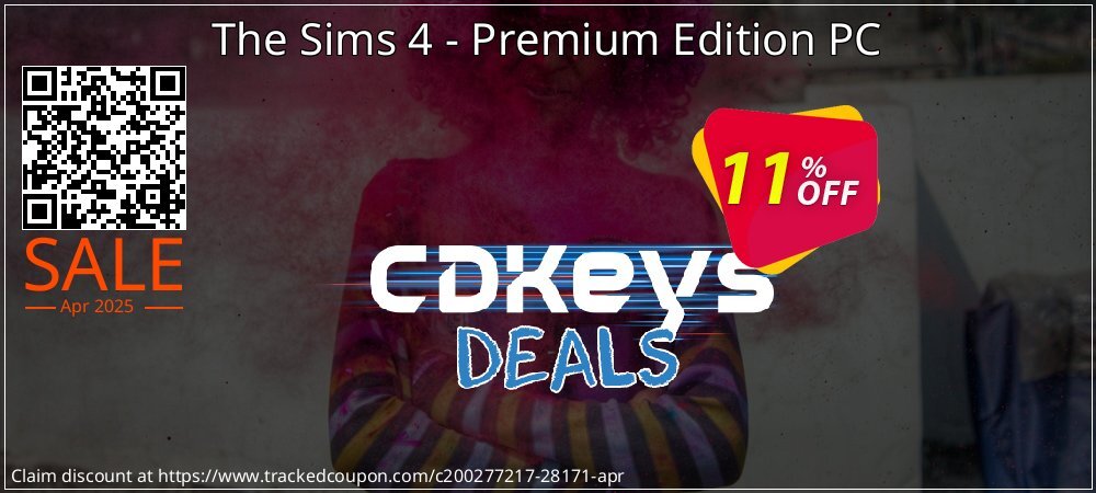 The Sims 4 - Premium Edition PC coupon on World Party Day offering discount