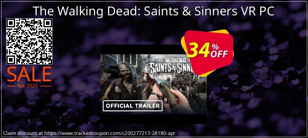 The Walking Dead: Saints & Sinners VR PC coupon on World Backup Day discount