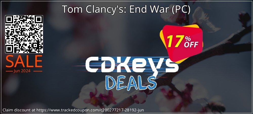 Tom Clancy's: End War - PC  coupon on National Memo Day promotions