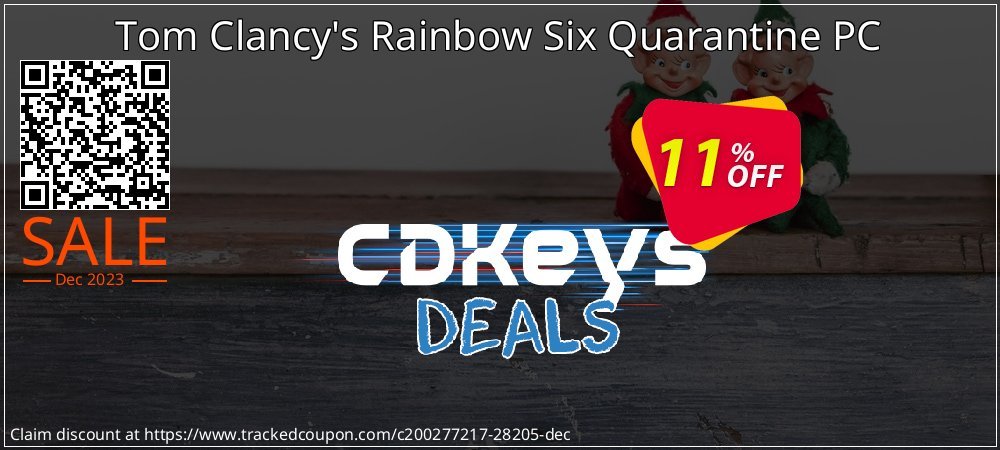 Tom Clancy's Rainbow Six Quarantine PC coupon on World Backup Day deals