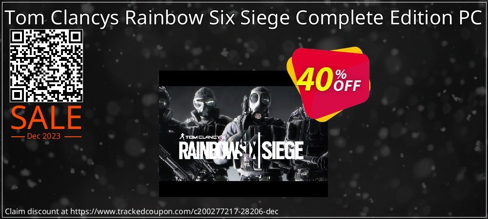 Tom Clancys Rainbow Six Siege Complete Edition PC coupon on World Party Day discount