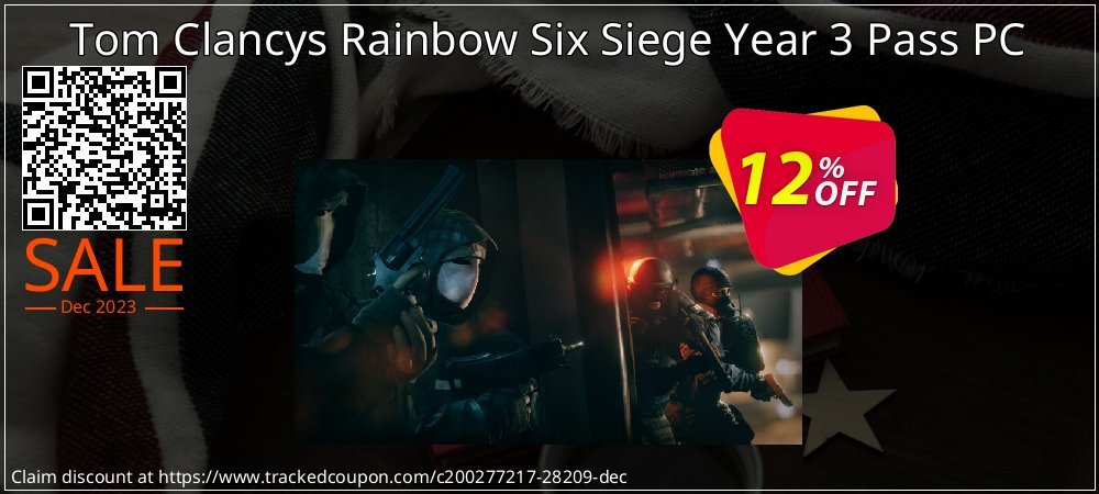Tom Clancys Rainbow Six Siege Year 3 Pass PC coupon on Tell a Lie Day super sale