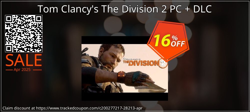 Tom Clancy's The Division 2 PC + DLC coupon on Constitution Memorial Day offer
