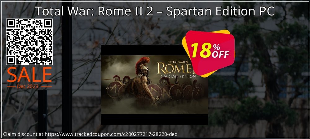 Total War: Rome II 2 – Spartan Edition PC coupon on National Walking Day promotions