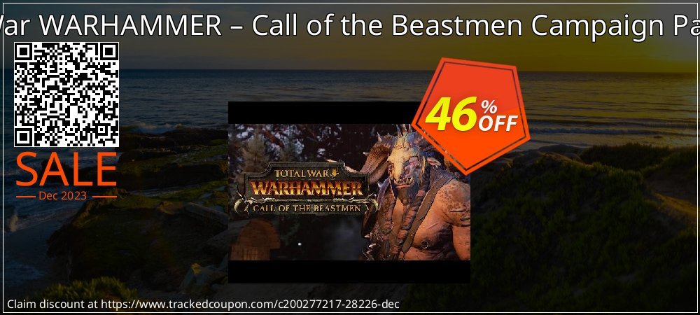 Total War WARHAMMER – Call of the Beastmen Campaign Pack DLC coupon on World Party Day offering sales