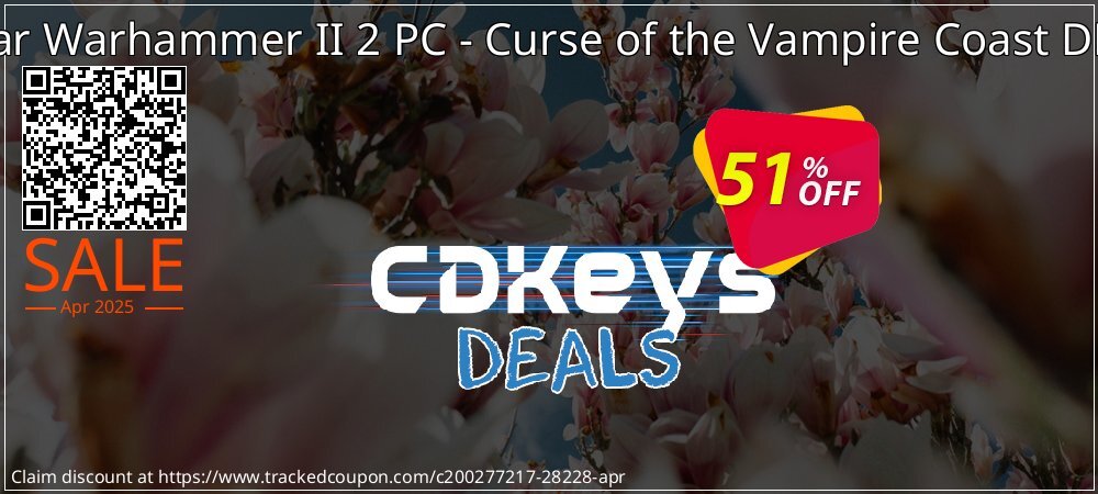 Total War Warhammer II 2 PC - Curse of the Vampire Coast DLC - WW  coupon on Easter Day discounts