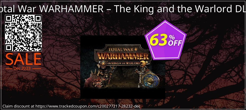 Total War WARHAMMER – The King and the Warlord DLC coupon on April Fools' Day offer