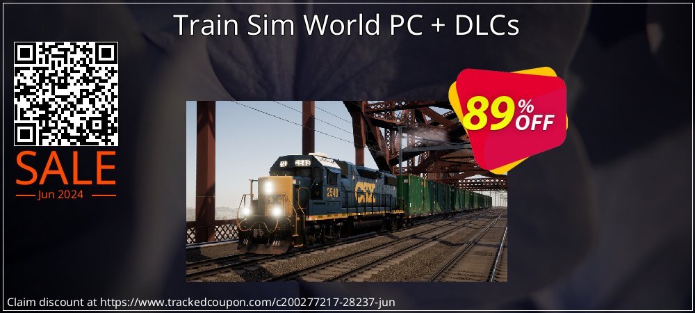 Train Sim World PC + DLCs coupon on National Memo Day promotions