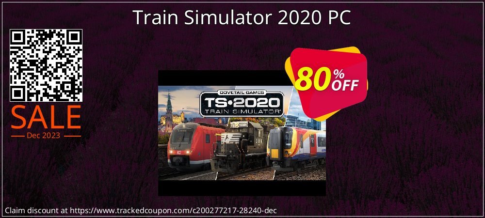 Train Simulator 2020 PC coupon on National Walking Day deals