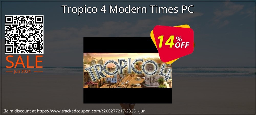 Tropico 4 Modern Times PC coupon on World Whisky Day offering discount