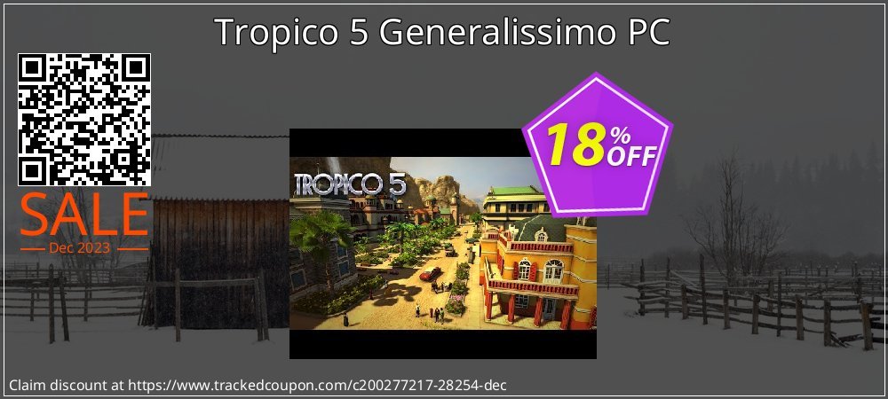 Tropico 5 Generalissimo PC coupon on Tell a Lie Day super sale