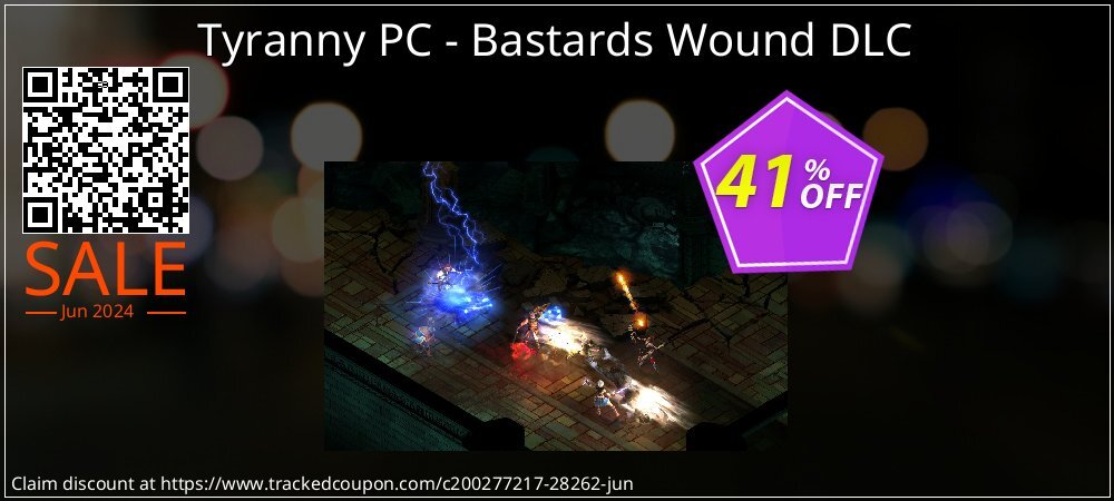 Tyranny PC - Bastards Wound DLC coupon on National Memo Day super sale