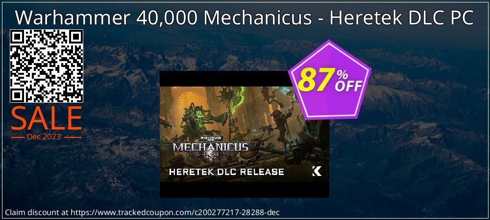 Warhammer 40,000 Mechanicus - Heretek DLC PC coupon on Easter Day offering discount