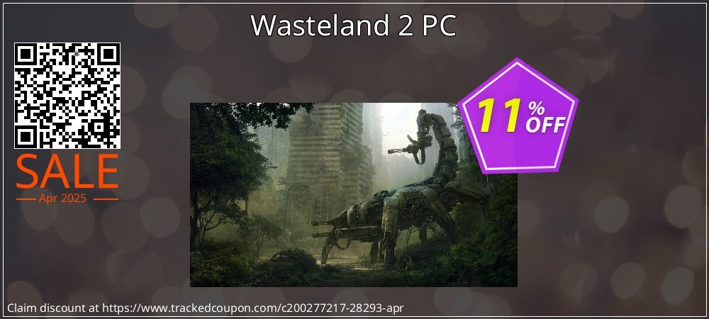 Wasteland 2 PC coupon on National Pizza Party Day deals