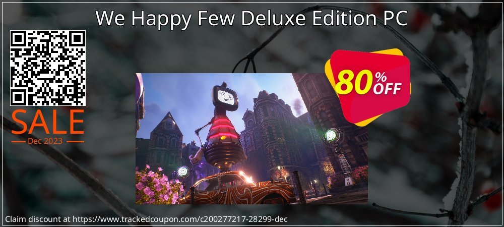 We Happy Few Deluxe Edition PC coupon on April Fools' Day offering sales