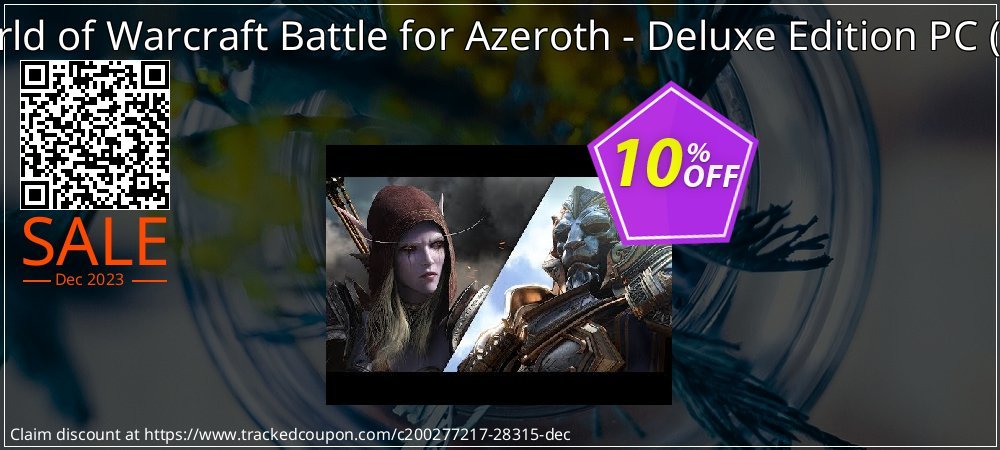 World of Warcraft Battle for Azeroth - Deluxe Edition PC - EU  coupon on National Walking Day offering discount