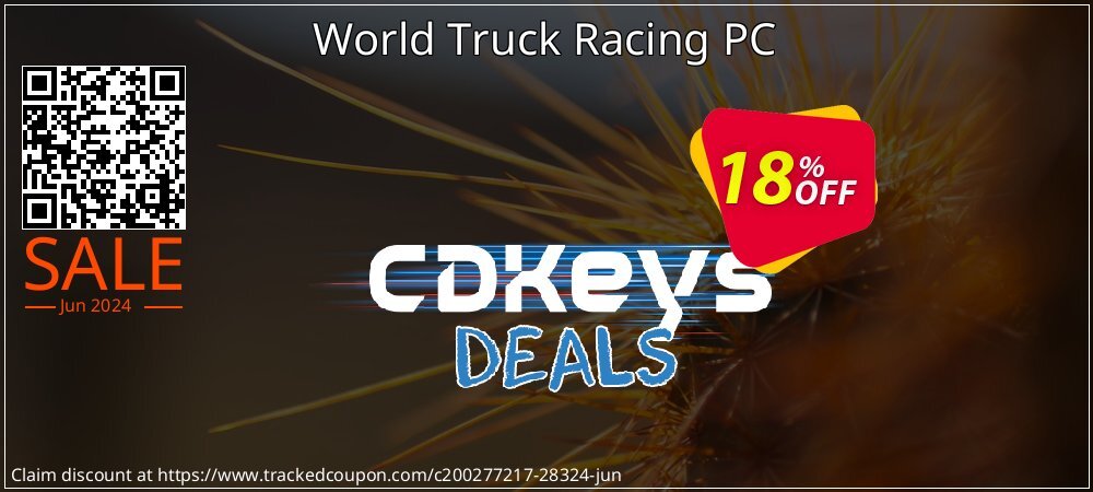 World Truck Racing PC coupon on National Smile Day offering sales