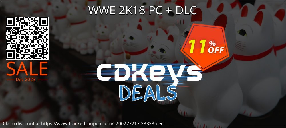 WWE 2K16 PC + DLC coupon on Easter Day promotions