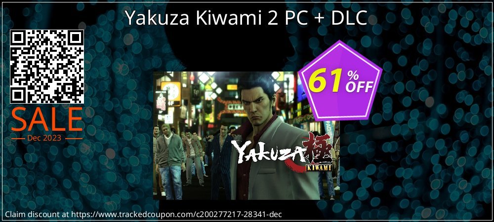 Yakuza Kiwami 2 PC + DLC coupon on World Party Day discount