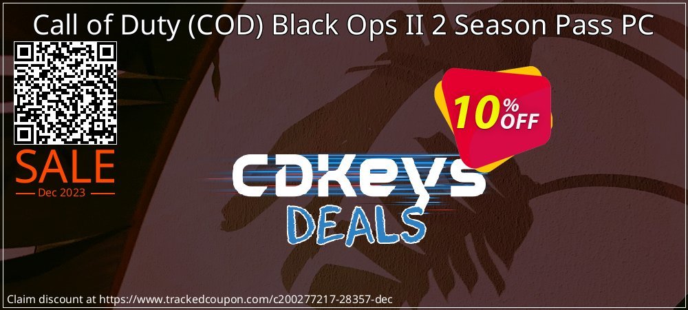 Call of Duty - COD Black Ops II 2 Season Pass PC coupon on April Fools Day sales
