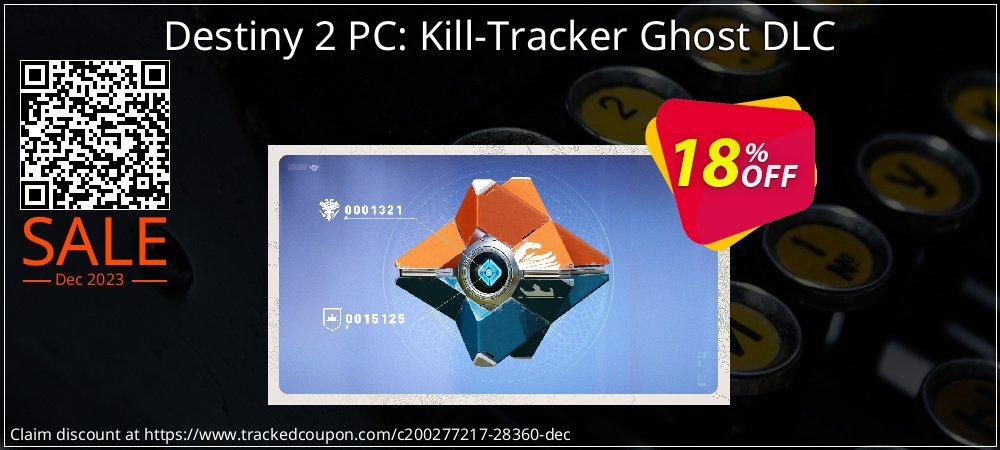 Destiny 2 PC: Kill-Tracker Ghost DLC coupon on National Walking Day offering discount