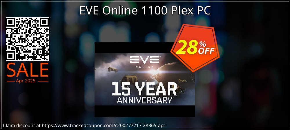 EVE Online 1100 Plex PC coupon on World Backup Day promotions