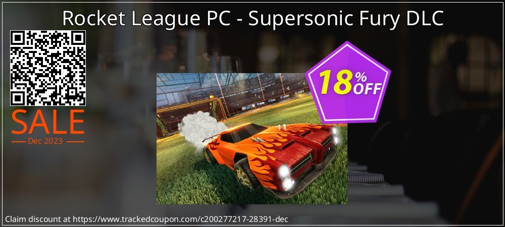 Rocket League PC - Supersonic Fury DLC coupon on World Party Day promotions