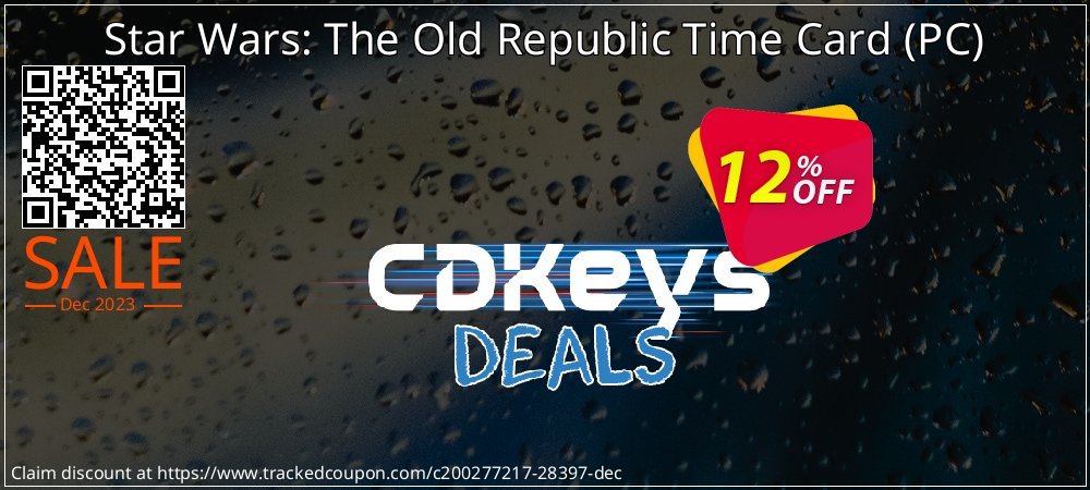 Star Wars: The Old Republic Time Card - PC  coupon on April Fools' Day offering sales