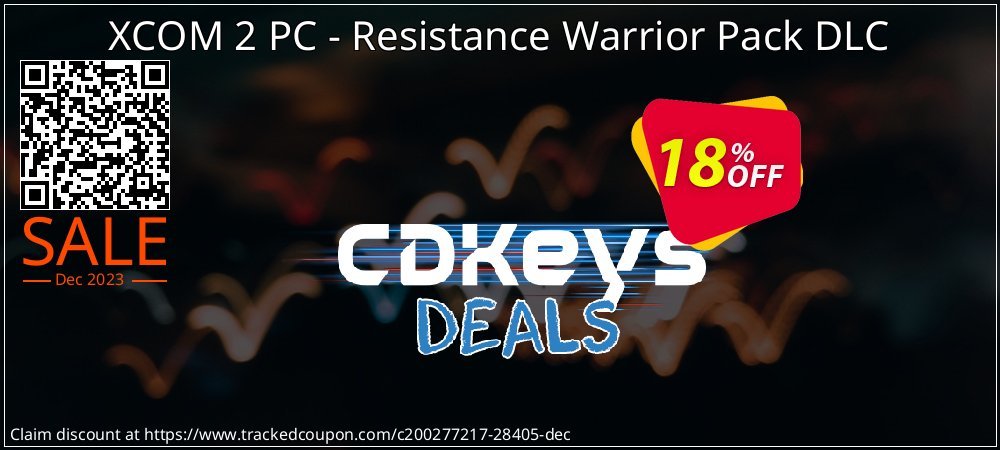 XCOM 2 PC - Resistance Warrior Pack DLC coupon on National Walking Day offering discount