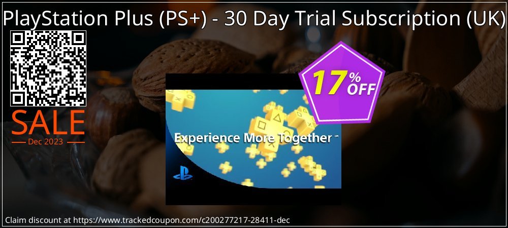 PlayStation Plus - PS+ - 30 Day Trial Subscription - UK  coupon on World Party Day deals