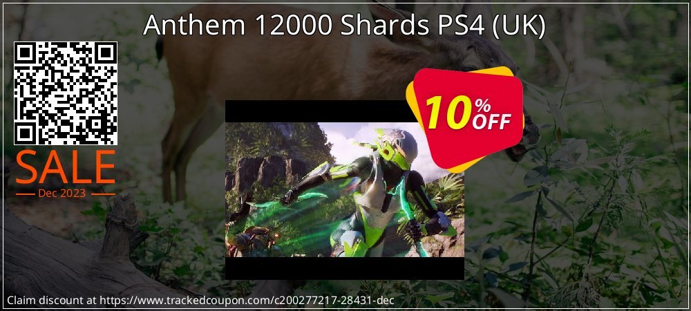 Anthem 12000 Shards PS4 - UK  coupon on Palm Sunday offer