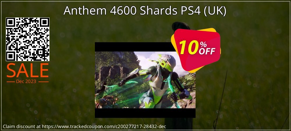 Anthem 4600 Shards PS4 - UK  coupon on April Fools' Day offering discount