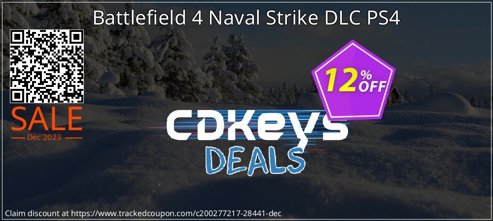 Battlefield 4 Naval Strike DLC PS4 coupon on World Party Day offering discount