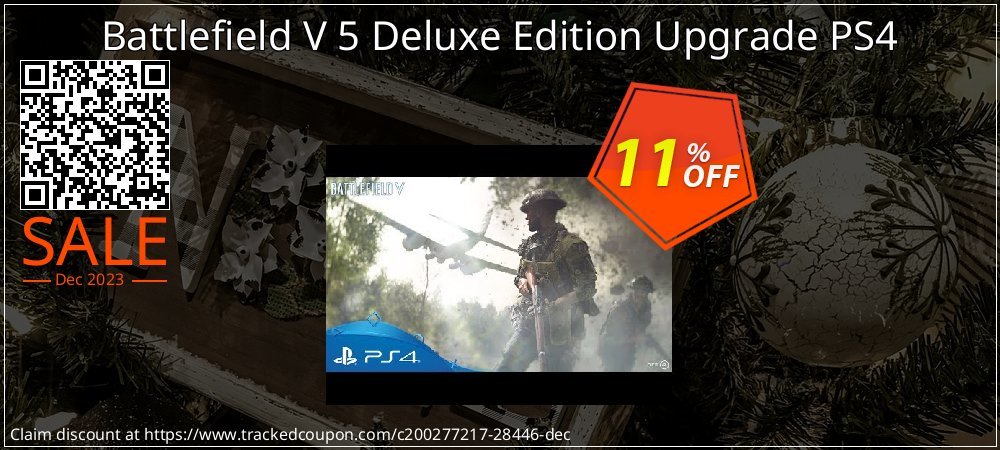 Battlefield V 5 Deluxe Edition Upgrade PS4 coupon on New Year's Day promotions