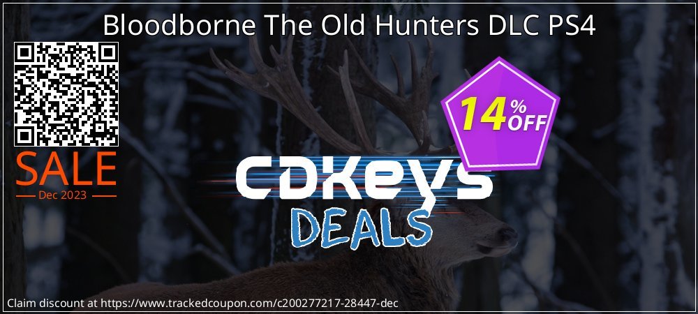 Bloodborne The Old Hunters DLC PS4 coupon on April Fools' Day deals