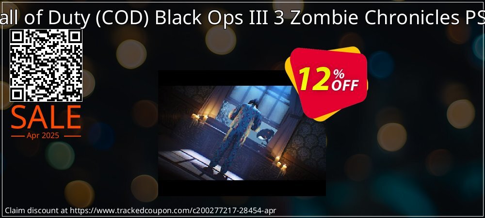 Call of Duty - COD Black Ops III 3 Zombie Chronicles PS4 coupon on World Password Day sales