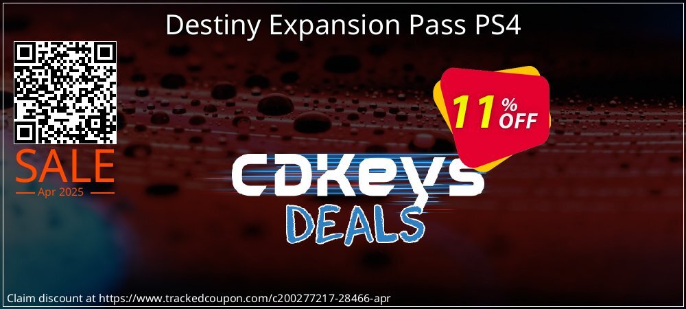 Destiny Expansion Pass PS4 coupon on Palm Sunday deals