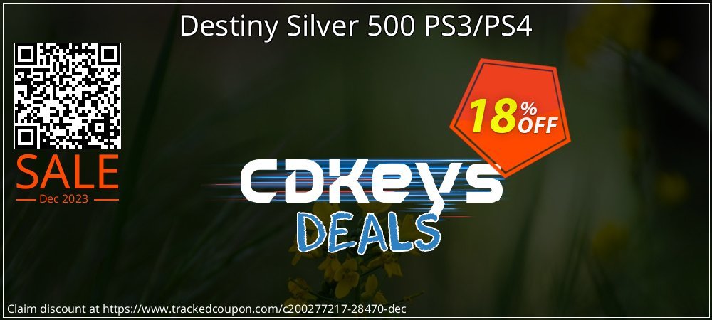 Destiny Silver 500 PS3/PS4 coupon on Halloween discount