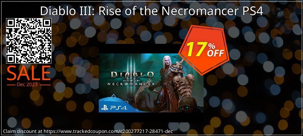 Diablo III: Rise of the Necromancer PS4 coupon on Chinese National Day offering discount