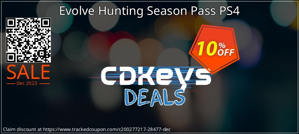 Evolve Hunting Season Pass PS4 coupon on April Fools' Day offering discount