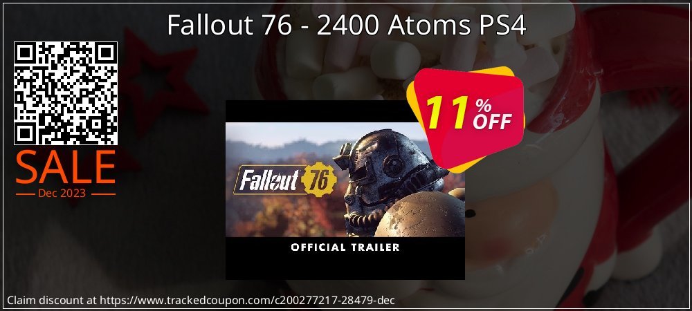 Fallout 76 - 2400 Atoms PS4 coupon on All Hallows' evening discount