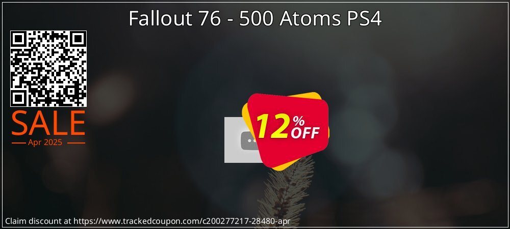 Fallout 76 - 500 Atoms PS4 coupon on National Walking Day discounts