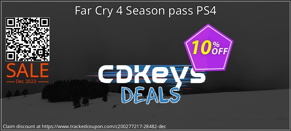 Far Cry 4 Season pass PS4 coupon on Chinese National Day super sale